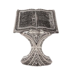 4 Qul Surahs Trinket, Ikhlas, Falak, Nas, Qafiron, Islamic Table Decor, Silver Color