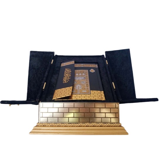 The Noble Qur’an, Mus'haf Shareef, Elegant Packaging in the Shape of the Kaaba Sharifa, Clear and Easy to Read Font , Islamic gift