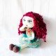 Amigurumi Doll for Kids, Amigurumi Toys, Crochet Doll, Organic Syrian Handmade Soft Amigurumi Toy, Amigurumi Sleeping Friend