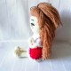 Amigurumi Doll for Kids, Amigurumi Toys, Crochet Doll, Organic Syrian Handmade Soft Amigurumi Toy, Amigurumi Sleeping Friend