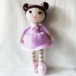 Amigurumi Doll for Kids, Amigurumi Toys, Crochet Doll, Organic Syrian Handmade Soft Amigurumi Toy, Amigurumi Sleeping Friend