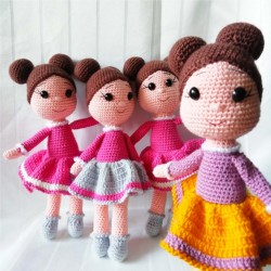 Amigurumi Doll for Kids, Amigurumi Toys, Crochet Doll, Amigurumi Sleeping Friend