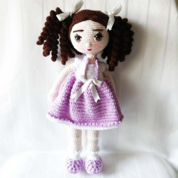 Amigurumi Doll for Girls, Amigurumi Toys, Crochet Doll, Amigurumi Sleeping Friend