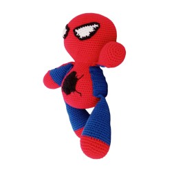 Spider Man Crochet Doll, Amigurumi Doll for Kids, Amigurumi Toys, Crochet Doll, Amigurumi Sleeping Friend