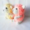 2 Small Soft Sheep Dolls, Amigurumi Doll for Kids, Amigurumi Toys, Crochet Doll, Amigurumi Sleeping Friend