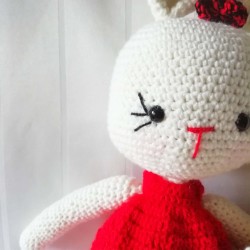 Amigurumi Rabbit Toy, Amigurumi Doll for Kids, Amigurumi Toys, Crochet Doll, Amigurumi Sleeping Friend