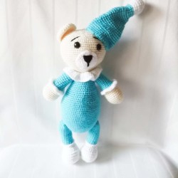 Amigurumi Bear Toy, Animal Crochet Doll, Amigurumi Doll for Kids, Amigurumi Toys, Crochet Doll