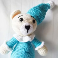 Amigurumi Bear Toy, Animal Crochet Doll, Amigurumi Doll for Kids, Amigurumi Toys, Crochet Doll