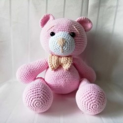 Amigurumi Bear Toy, Animal Crochet Doll, Amigurumi Doll for Kids, Amigurumi Toys, Crochet Doll