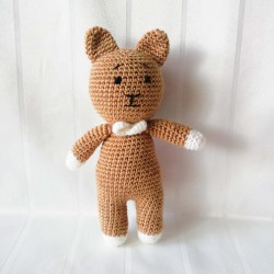 Amigurumi Bear Toy, Animal Crochet Doll, Amigurumi Doll for Kids, Amigurumi Toys, Crochet Doll