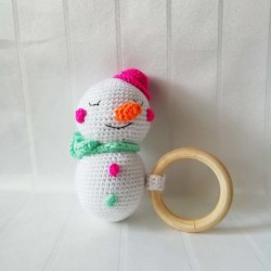 Amigurumi Snowman Toy, Snowman Baby Shower, Doll for Kids, Amigurumi Doll, Crochet Doll