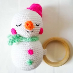 Amigurumi Snowman Toy, Snowman Baby Shower, Doll for Kids, Amigurumi Doll, Crochet Doll
