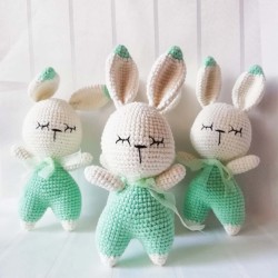 Amigurumi Rabbit Toy, Animal Crochet Doll, Amigurumi Doll for Kids, Amigurumi Toys, Crochet Doll
