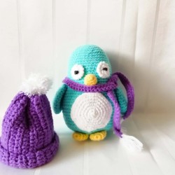 Amigurumi Penguin Toy, Animal Crochet Doll, Amigurumi Doll for Kids, Amigurumi Toys, Crochet Doll