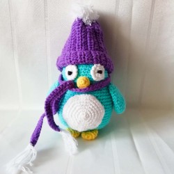 Amigurumi Penguin Toy, Animal Crochet Doll, Amigurumi Doll for Kids, Amigurumi Toys, Crochet Doll