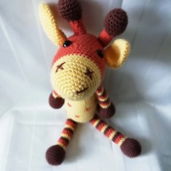 Amigurumi Giraffe Toy, Animal Crochet Doll, Amigurumi Doll for Kids, Amigurumi Toys, Crochet Doll