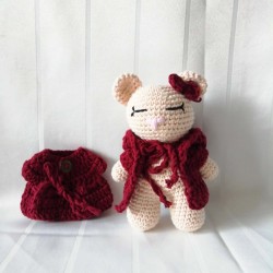 Amigurumi Bear Toy, Animal Crochet Doll, Amigurumi Doll for Kids, Amigurumi Toys, Crochet Doll