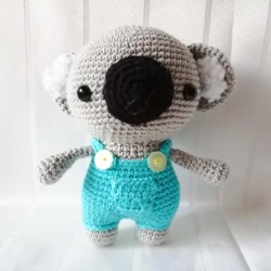 Amigurumi Koala Toy, Animal Crochet Doll, Amigurumi Doll for Kids, Amigurumi Toys, Crochet Doll