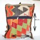 Handmade Colorful Rug Kilim Bag, Decorative Kilim Bag, Very Old Rug Bag, Gift For Her