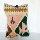 Handmade Colorful Rug Kilim Bag, Decorative Kilim Bag, Very Old Rug Bag, Gift For Her