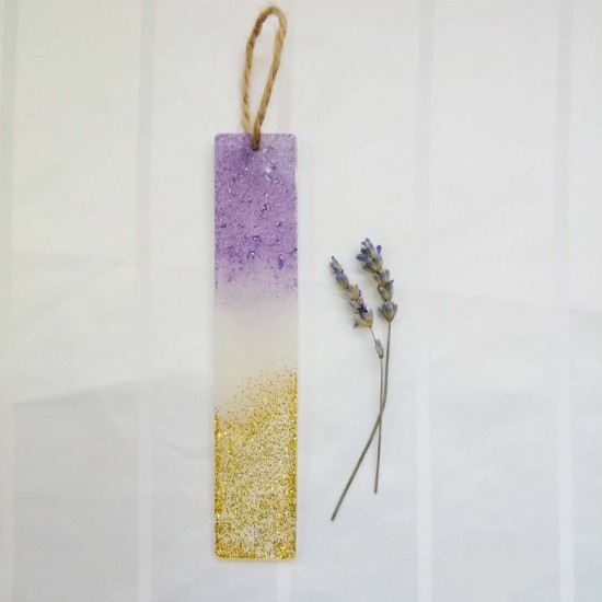 Resin Bookmarks With Glitter, Syrian Handmade, Epoxi Page Separator