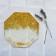 Resin Coaster, Coaster Set 4-White and Gold